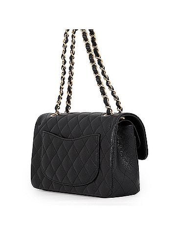 Chanel Chanel Chain Shoulder Bag Classic Matelassé 23 Coco Mark Caviar Skin A01113 CHANEL Black Handbag Women's (view 2)