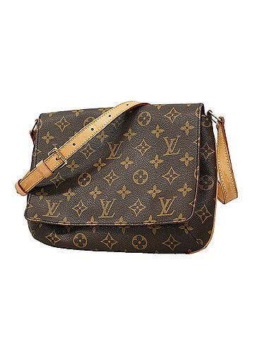 Louis Vuitton Louis Vuitton Monogram Musette Tango Short Strap Shoulder Bag M51257 Brown Women's (view 1)