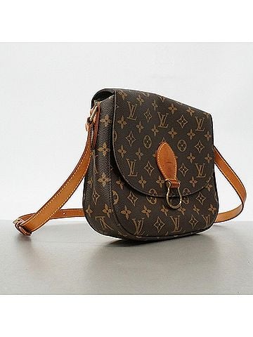 Louis Vuitton Louis Vuitton Monogram Saint Cloud GM Shoulder Bag M51242 Brown Women's (view 2)