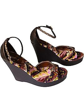 Missoni Velvet Wedges (view 1)