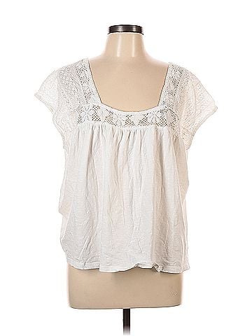 Lucky Brand Lucky Brand Short Sleeve Blouse (view 1)