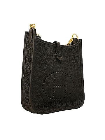 Hermès Hermes Shoulder Bag Evelyne TPM Taurillon Clemence Ebene W Stamp Women's OP023117 (view 2)