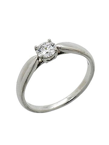 Tiffany & Co. Tiffany &amp; Co. Harmony Ring, 1PD (One Diamond), Pt950 Platinum, 0.29ct Diamond (Women's) (view 1)