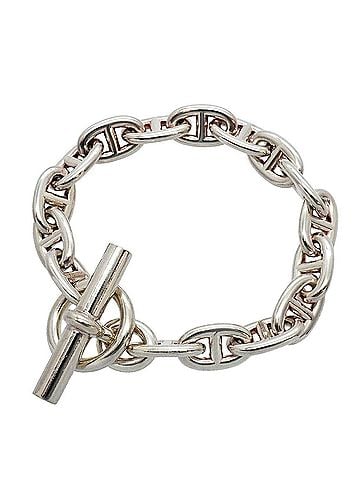 Hermès Hermes Chaine d'Ancre MM Bracelet, 16 links, Sterling Silver 925, Men's/Women's (view 1)