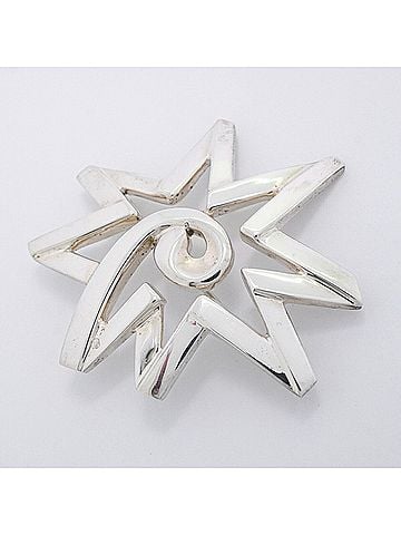 Tiffany & Co. Tiffany &amp; Co. brooch, Picasso star motif, sterling silver 925, women's. (view 2)