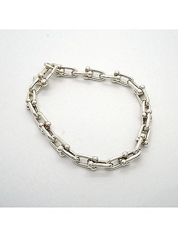 Tiffany & Co. Tiffany &amp; Co. Hardware Small Link Bracelet, Sterling Silver 925, Women's (view 2)