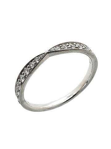 Tiffany & Co. Tiffany &amp; Co. Harmony Ring, Pt950 Platinum, Diamond, Women's (view 1)