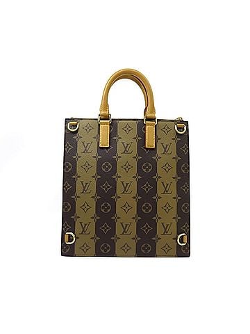 Louis Vuitton LOUIS VUITTON x NIGO Sac Plat M45969 Monogram Stripe Tote Bag Shoulder (view 2)