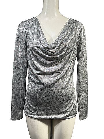 White House Black Market Long Sleeve Blouse (view 1)