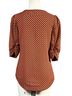 41Hawthorn Print Orange Blouse Size S - photo 2