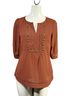 41Hawthorn Print Orange Blouse Size S - photo 1