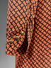 41Hawthorn Print Orange Blouse Size S - photo 5
