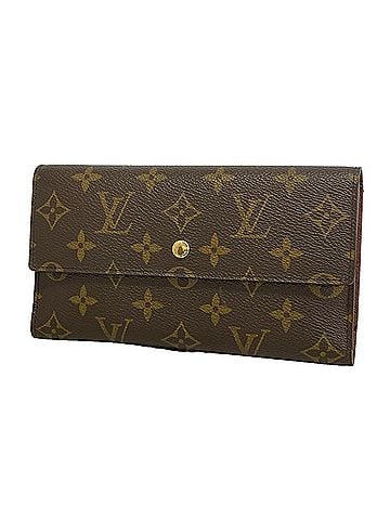 Louis Vuitton Louis Vuitton Tri-fold Long Wallet Monogram Portefeuille Tresor International M61215 Brown Women's P3520394 (view 1)