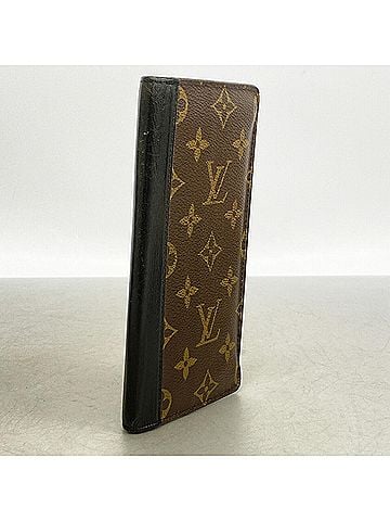 Louis Vuitton Louis Vuitton Monogram Macassar Portefeuille Tanon Long Wallet M93800 Brown Black Men's P3493298 (view 2)
