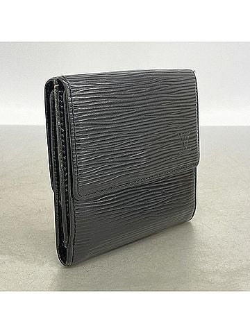Louis Vuitton Louis Vuitton Tri-fold Wallet, Epi Leather, Portefeuille Elise, M63632, Noir (Women's), P3484205 (view 2)
