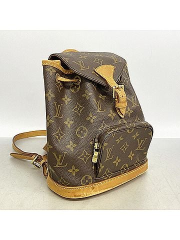 Louis Vuitton Louis Vuitton Backpack/Daypack Monogram Mini Montsouris M51137 Brown Women's P3481786 (view 2)