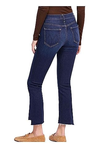 Mother Insider Crop Step Fray Jeans (view 2)