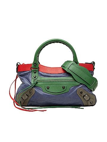 Balenciaga Multicolor Lambskin Motocross Classic First Satchel (view 1)
