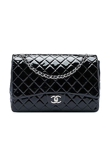 Chanel Maxi Classic Patent Double Flap (view 1)