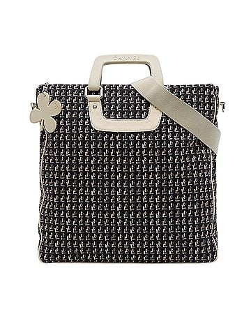 Chanel CC Canvas Clover Vertical Tote (view 1)