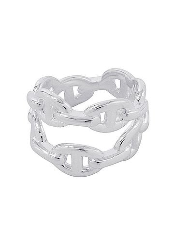 Hermès Hermes Ring Chaine d'Ancre Enchainée Double Row SV925 Silver HERMES (view 1)