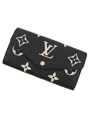 Louis Vuitton Louis Vuitton Long Wallet Bicolor Monogram Empreinte Portefeuille Sarah M80496 LOUIS VUITTON Black (view 1)