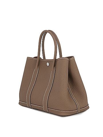 Hermès Hermes Garden TPM Tote Bag, Etoupe Negonda, G Stamp, HERMES Party, Garden, Handbag, Women's (view 2)