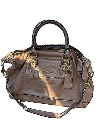 Coach Ashley Satchel Leather Satchel (view 1)