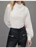 ALLSAINTS 100% Viscose 4% Polyamide 100% Polyester White Bodysuit Size 10 - photo 3