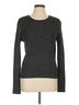 Tory Burch Metallic Gray Tory Burch Wool Pullover Sweater Size L - photo 1