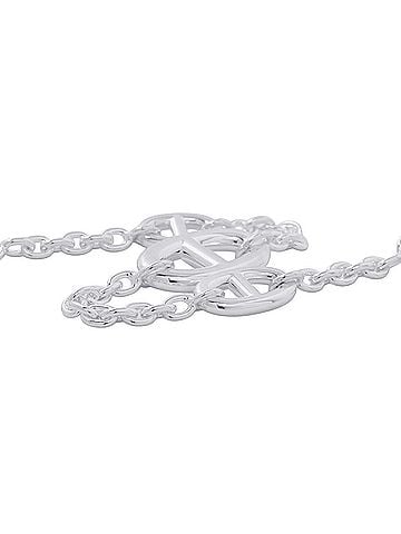 Hermès Hermes Chaine d'Ancre Farandole Bracelet, SV925 Silver, Size LG. (HERMES Farandole) (view 2)