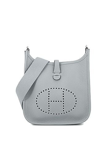 Hermès Hermes Evelyne 3 Shoulder Bag, Size 23, Gris Pantin, Taurillon Clemence Leather, G Stamp, HERMES (view 1)