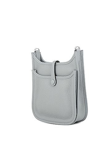 Hermès Hermes Evelyne 3 Shoulder Bag, Size 23, Gris Pantin, Taurillon Clemence Leather, G Stamp, HERMES (view 2)