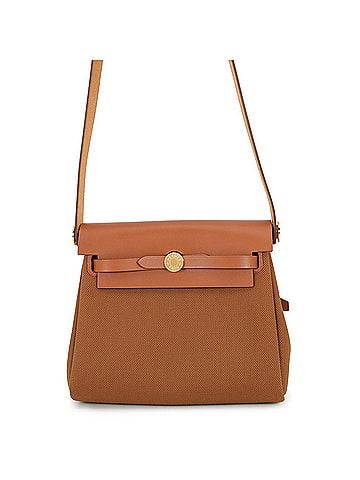 Hermès Hermes Shoulder Bag Herbag Zip Mini Fauve Toile Military Vache Hunter G Stamp HERMES Handbag (view 1)