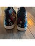 Steve Madden Stars Black Blue Red White Sneakers Size 7 - photo 4