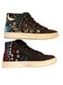 Steve Madden Stars Black Blue Red White Sneakers Size 7 - photo 1