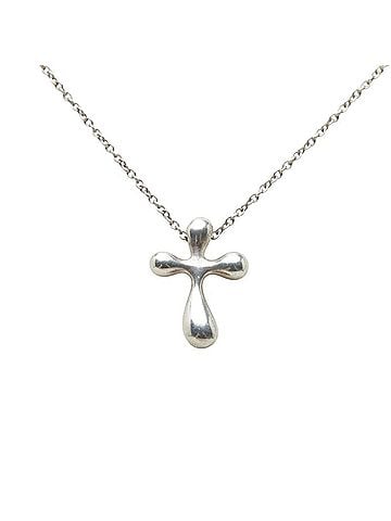 Tiffany & Co. Tiffany &amp; Co. Small Cross Necklace, SV925 Silver, Women's. (view 2)