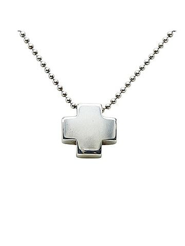 Tiffany & Co. Tiffany &amp; Co. Roman Cross Necklace, SV925 Silver, Women's. (view 2)