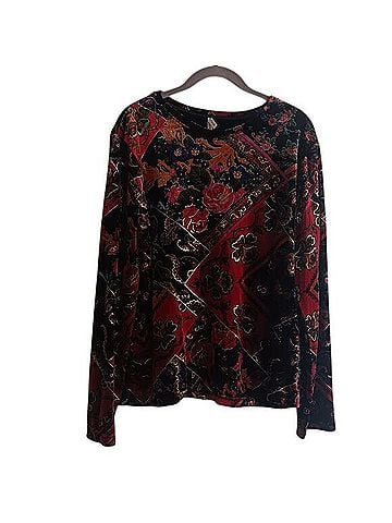 White Stag Velvet Top Long Sleeve T-Shirt (view 1)