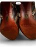 FRYE 100% Leather Print Black White Boots Size 7 1/2 - photo 6