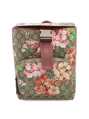 Gucci GUCCI GG Blooms Supreme Backpack Rucksack Daypack Flower Beige Pink Multicolor 410544 (view 1)