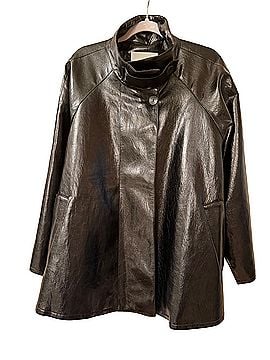 The Frankie Shop Faux Leather Jacket (view 2)