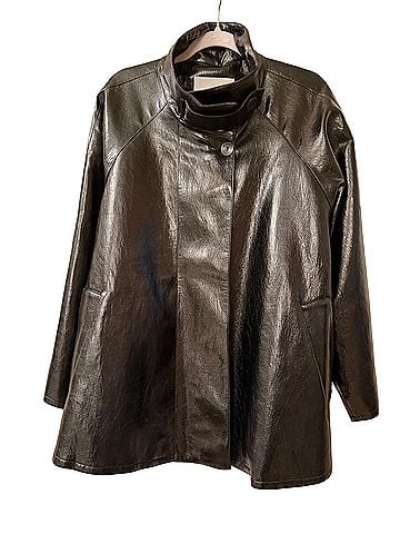 The Frankie Shop Faux Leather Jacket (view 2)