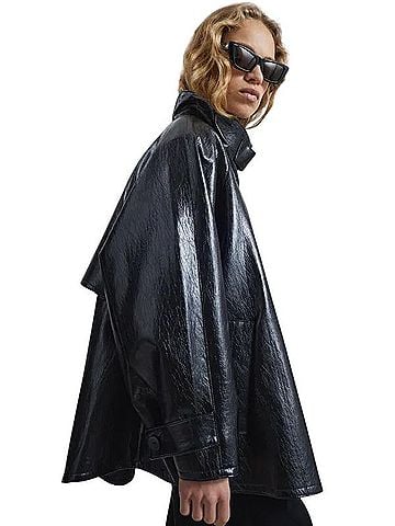 The Frankie Shop Faux Leather Jacket (view 1)