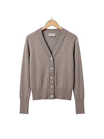 Everlane ReCashmere V-Neck Cardigan Cashmere Cardigan (view 1)