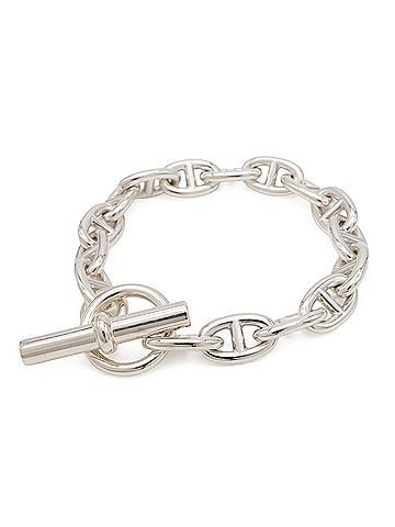 Hermès HERMES Chaine d'Ancre MM 16-link bracelet, SV925 Ag925 silver. (view 1)