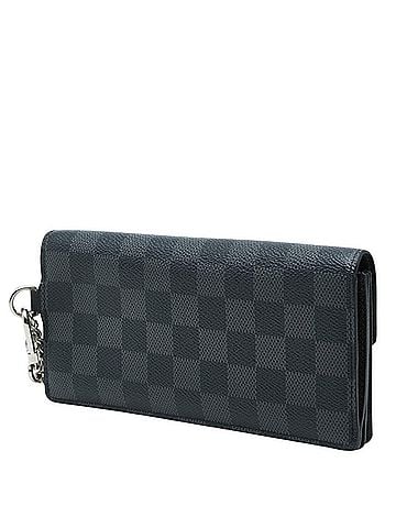 Louis Vuitton Louis Vuitton Damier Graphite Portefeuille Accordion Long Wallet, Chain N60023, Black Leather, Men's LOUIS VUITTON (view 2)