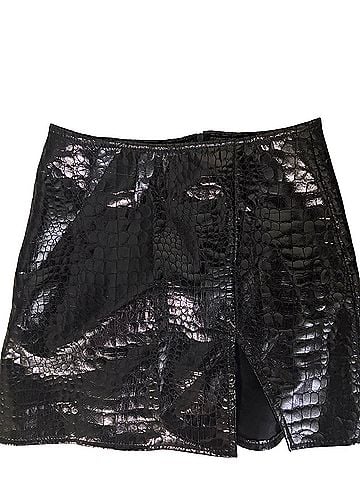 Motel Faux Leather Skirt (view 2)