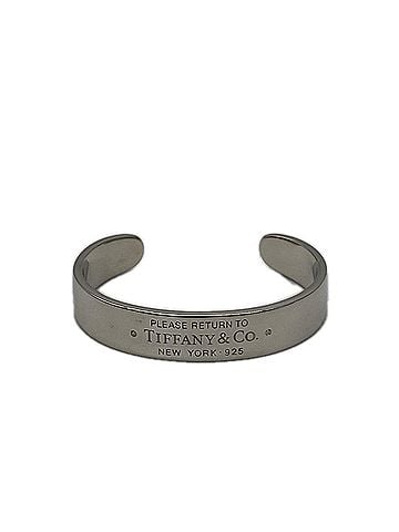 Tiffany & Co. TIFFANY&amp;Co. Tiffany &amp; Co. Return to Bangle with 2 Diamonds, SV925 Silver, Women's (view 1)