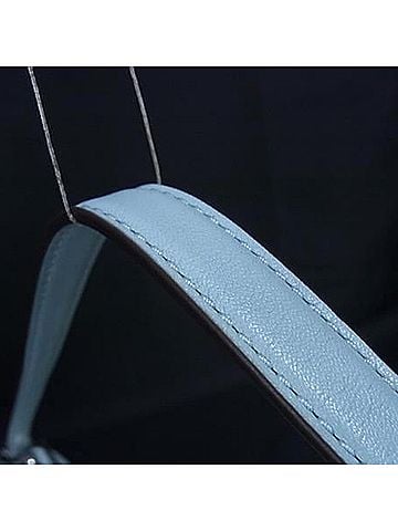 Kate Spade New York KATE SPADE Handbag Loop Shoulder Bag KM487 Light Blue Leather Women's Enamel Knot Charm KN701 (view 2)